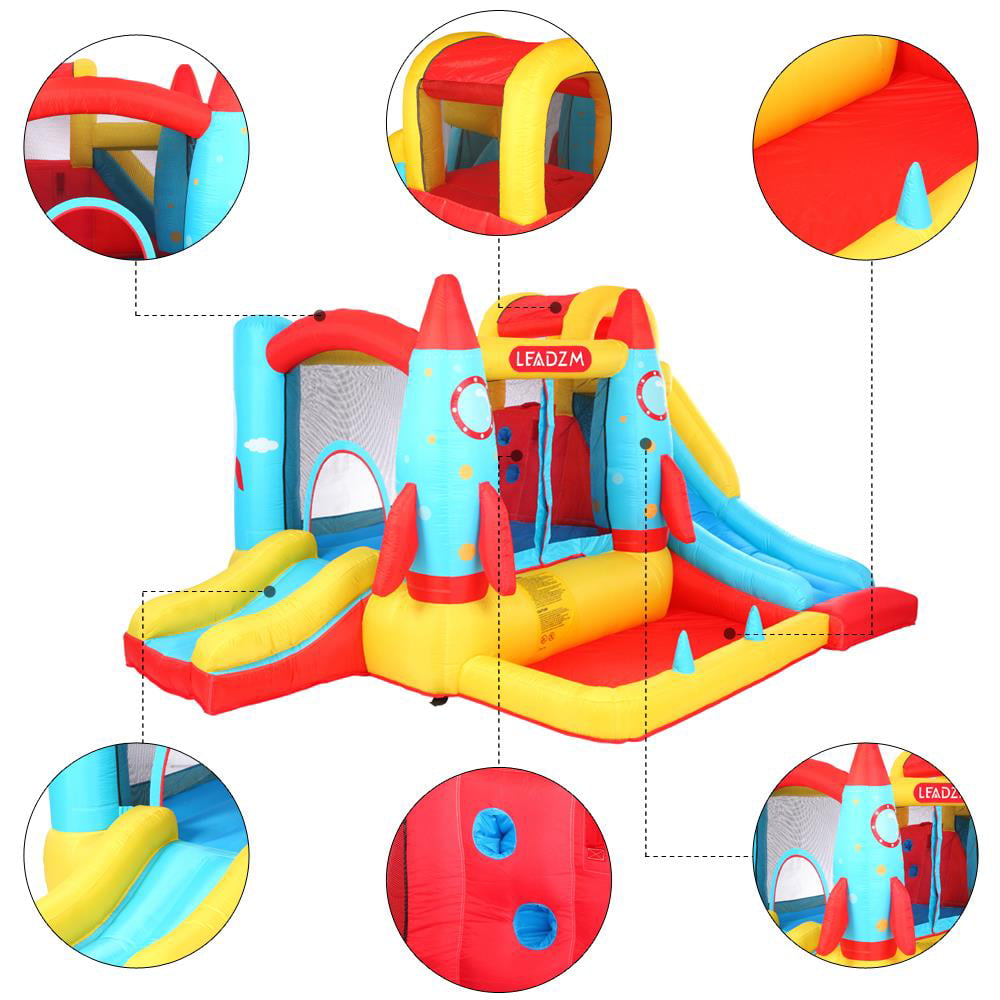 Ktaxon Toys Inflatable Bounce， Party Castle House with 450W Air Blower for 2-3 Kids