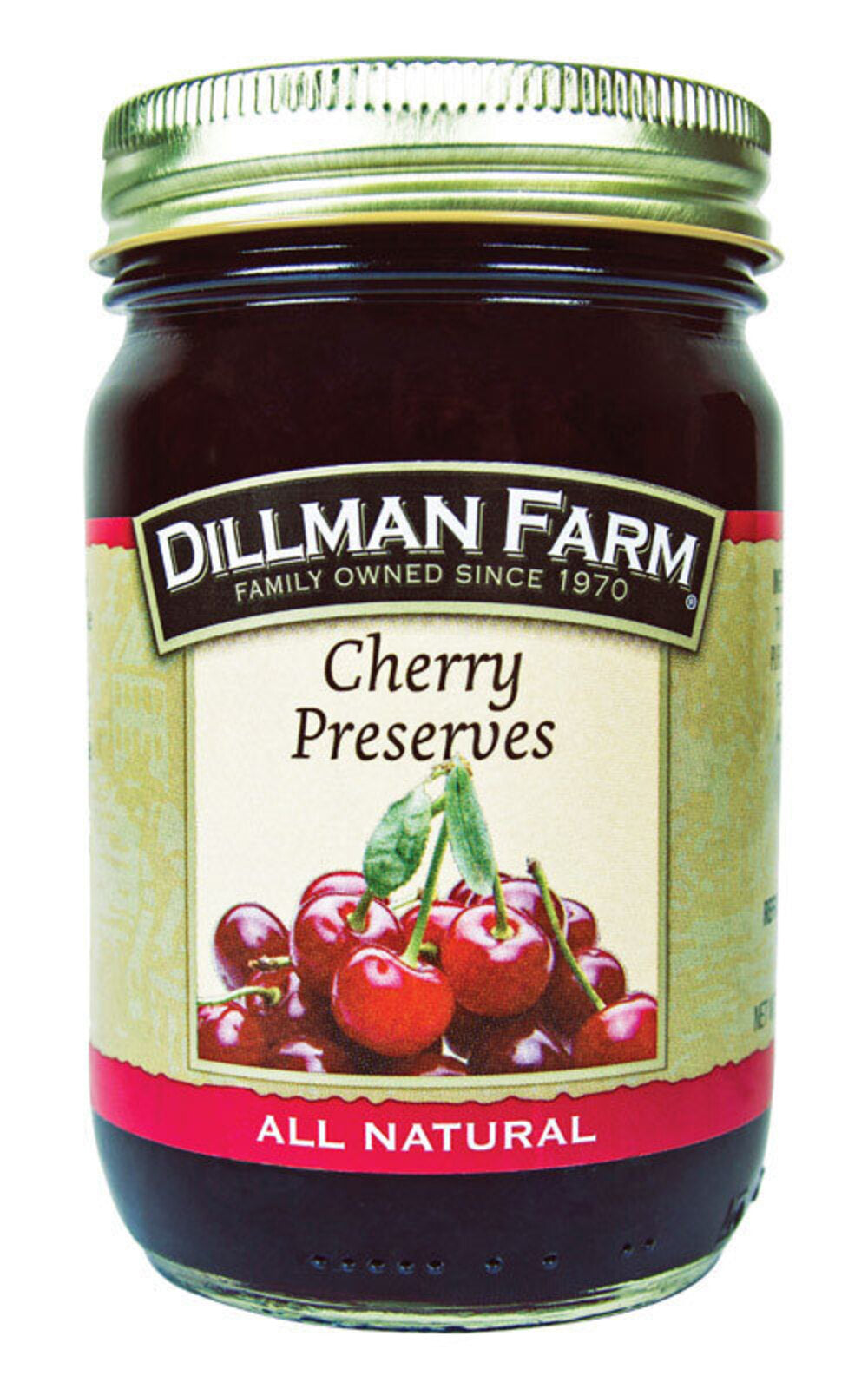 CHERRY PRESERVES 16 OZ.