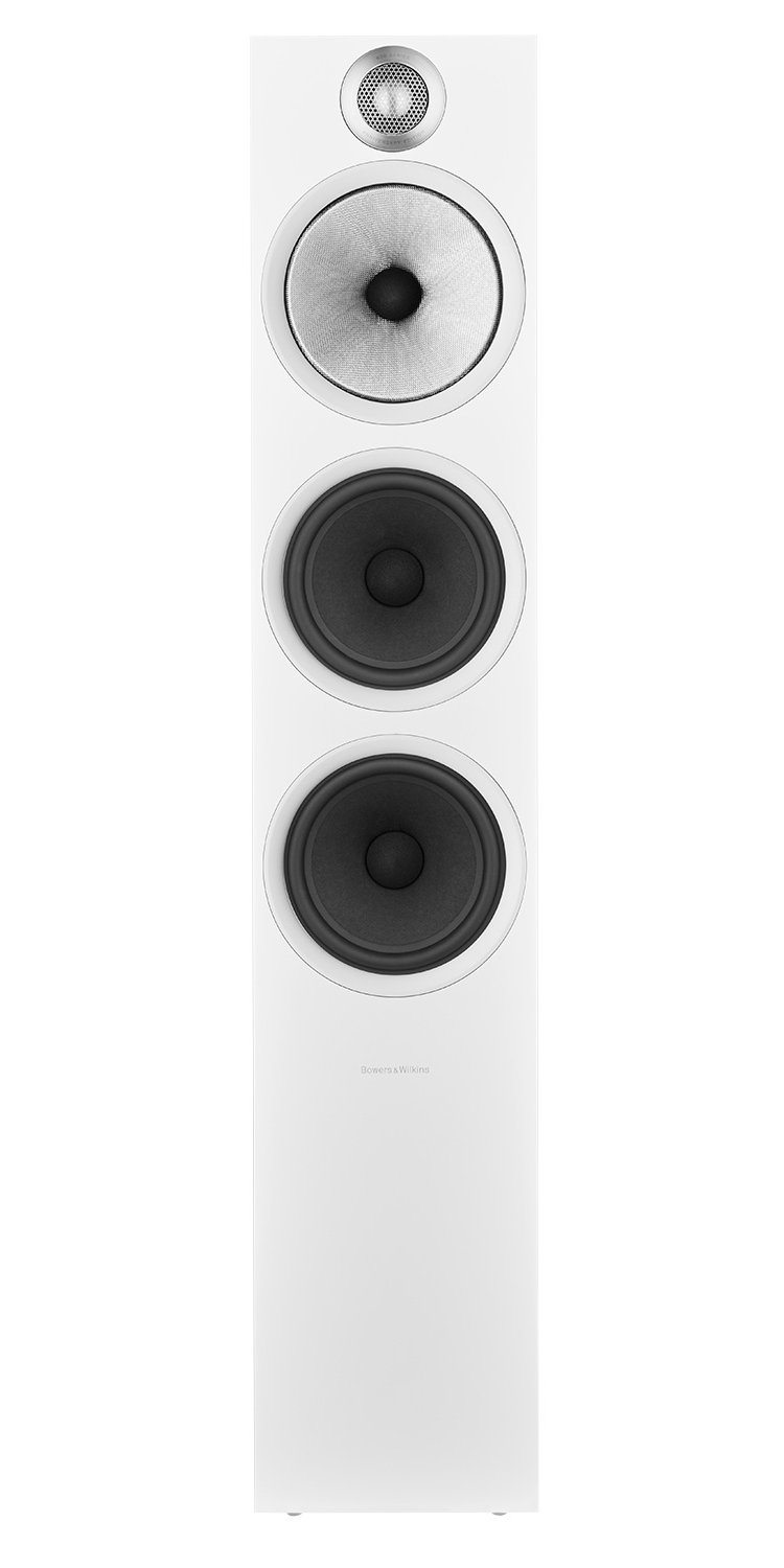 Bowers and Wilkins 600 Series 603 S2 Anniversary Edition Matte White 3-Way Floor Standing Loudspeaker (Each)