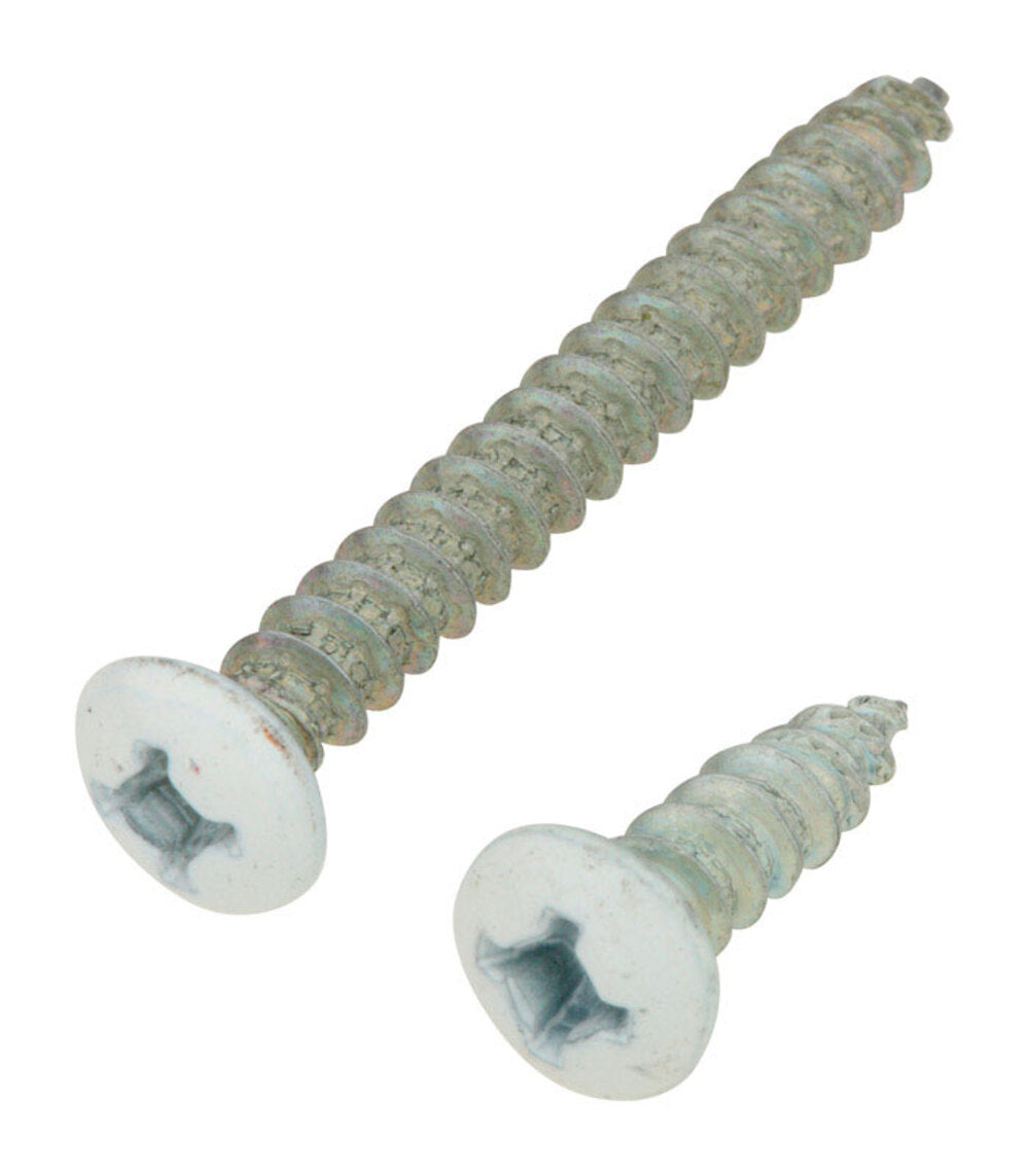 BRACKET SCREWS WHT 12PK