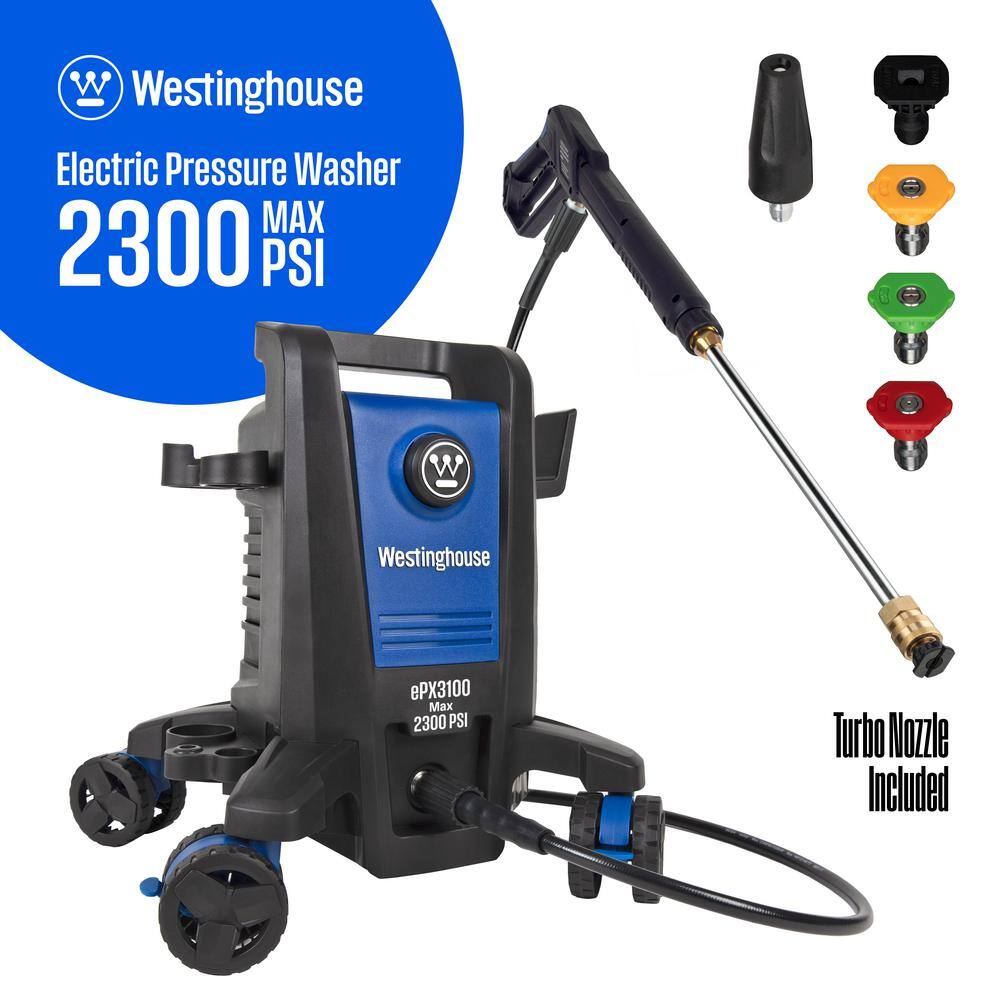 Westinghouse ePX3100 PSI 1.76 GPM Electric Pressure Washer with Anti-Tipping Technology ePX3050