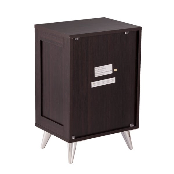 SEI Furniture Narva Mid-century Modern Storage Nightstand - - 25446841