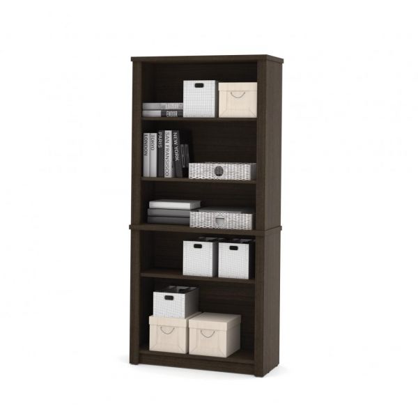 Bestar Embassy modular bookcase in Dark Chocolate