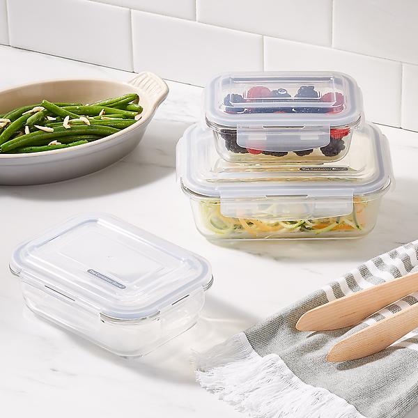 Borosilicate Glass Rectangular Food Storage