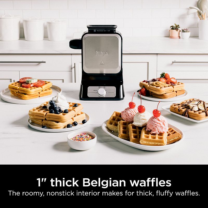 Ninja NeverStick Belgian Waffle Maker PRO