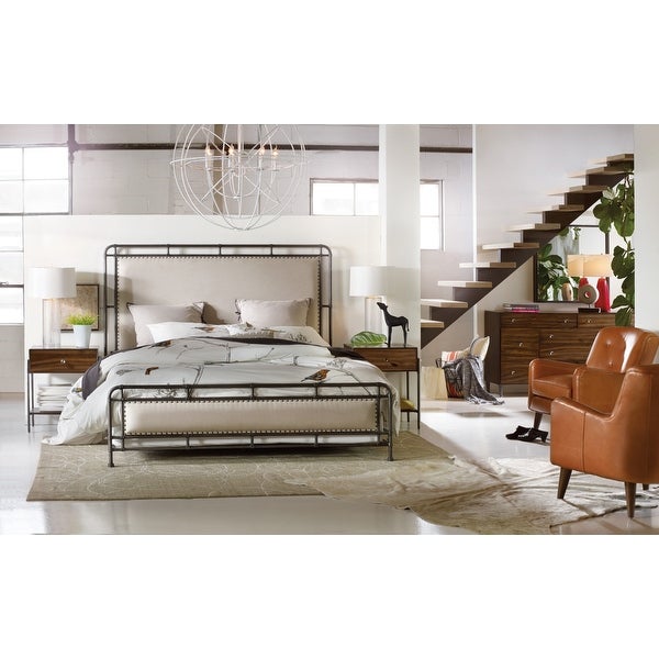 Hooker Furniture King Metal Panel Bed Frame from the Studio 7H - - 20036720