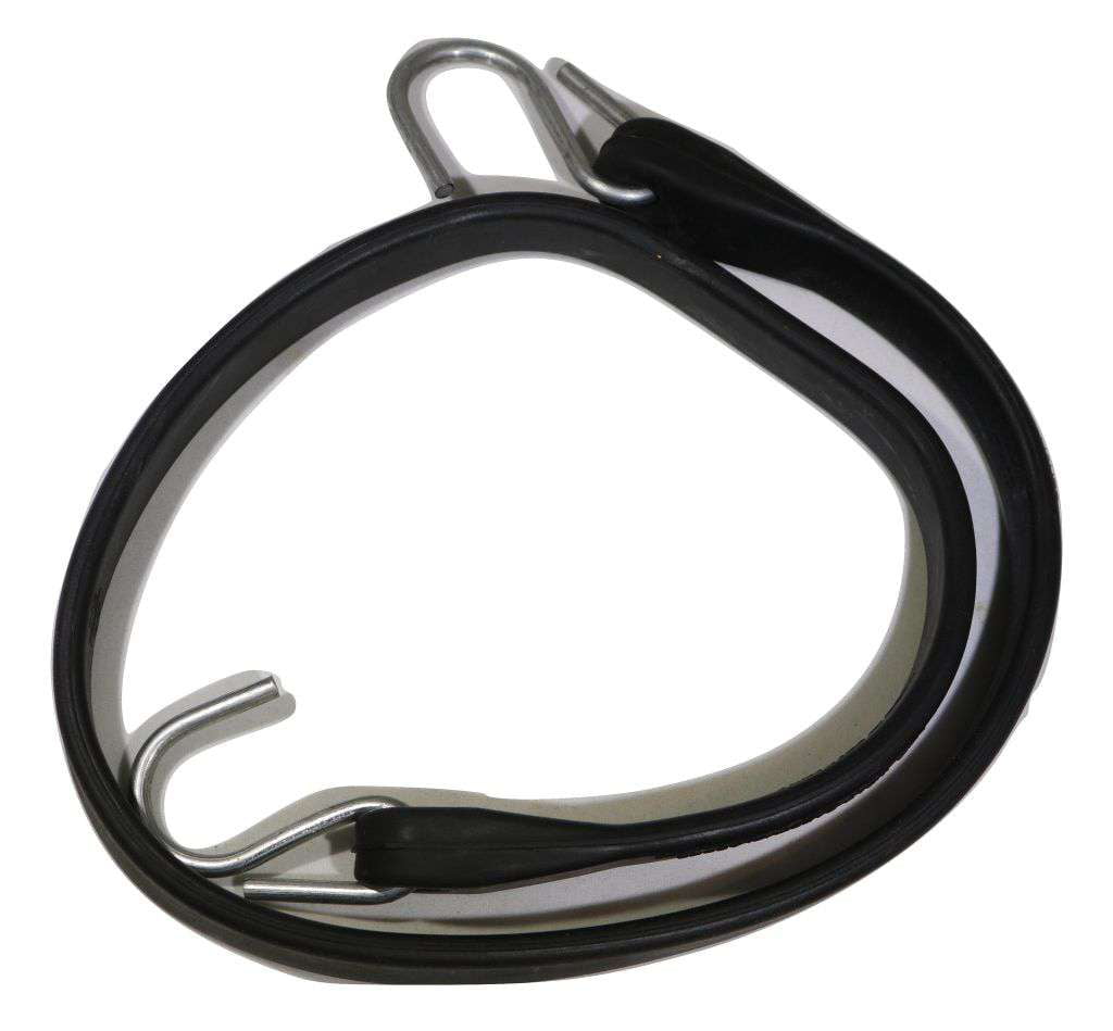 15 Inch Rubber Tarp Straps w/ Crimped S Hooks 20 PACK | RS15X20