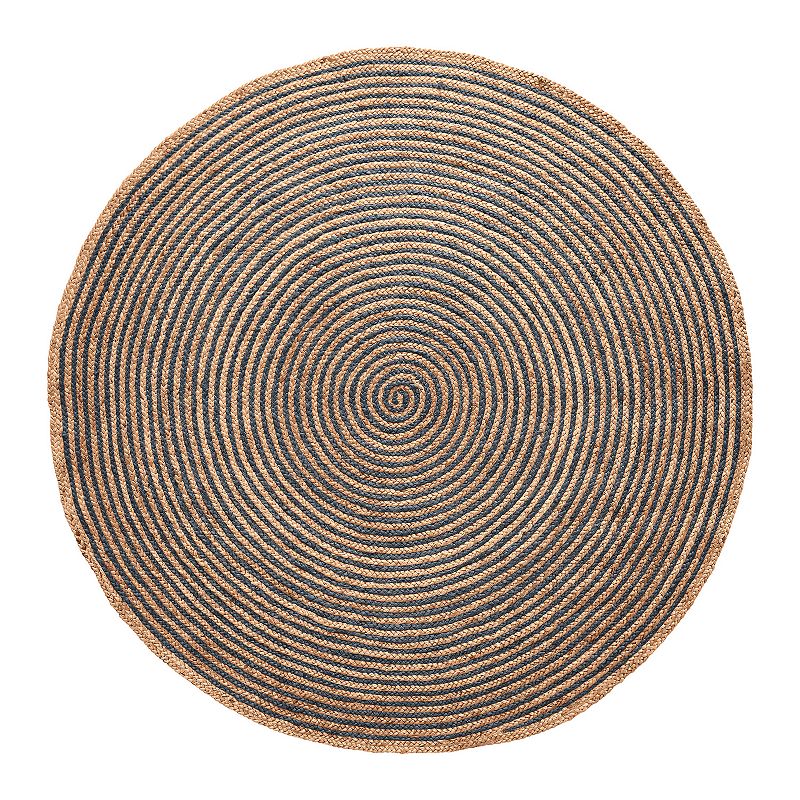 Superior Braided Jute Round Area Rug