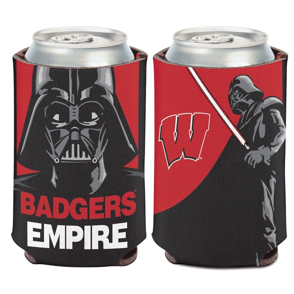 Wisconsin Badgers Star Wars 12oz Can Cooler