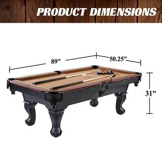 Barrington Belmont 90 in. Billiard Table BLL090_108B