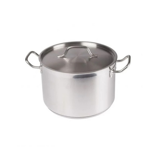 Winco Stock Pot With Cover Stainless Steel