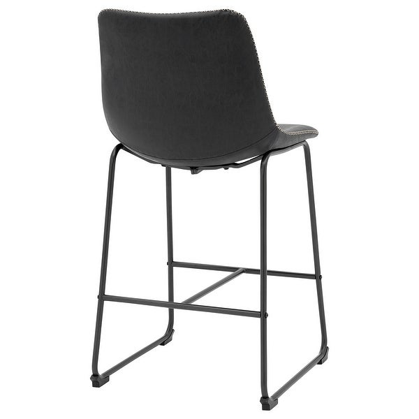 Vesta KD PU Counter Stool， (Set of 2)