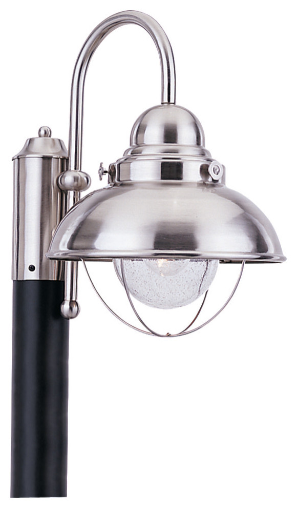 Generation Lighting 8269 Sebring 16 quotTall Outdoor Single Head   Beach Style   Post Lights   by Buildcom  Houzz