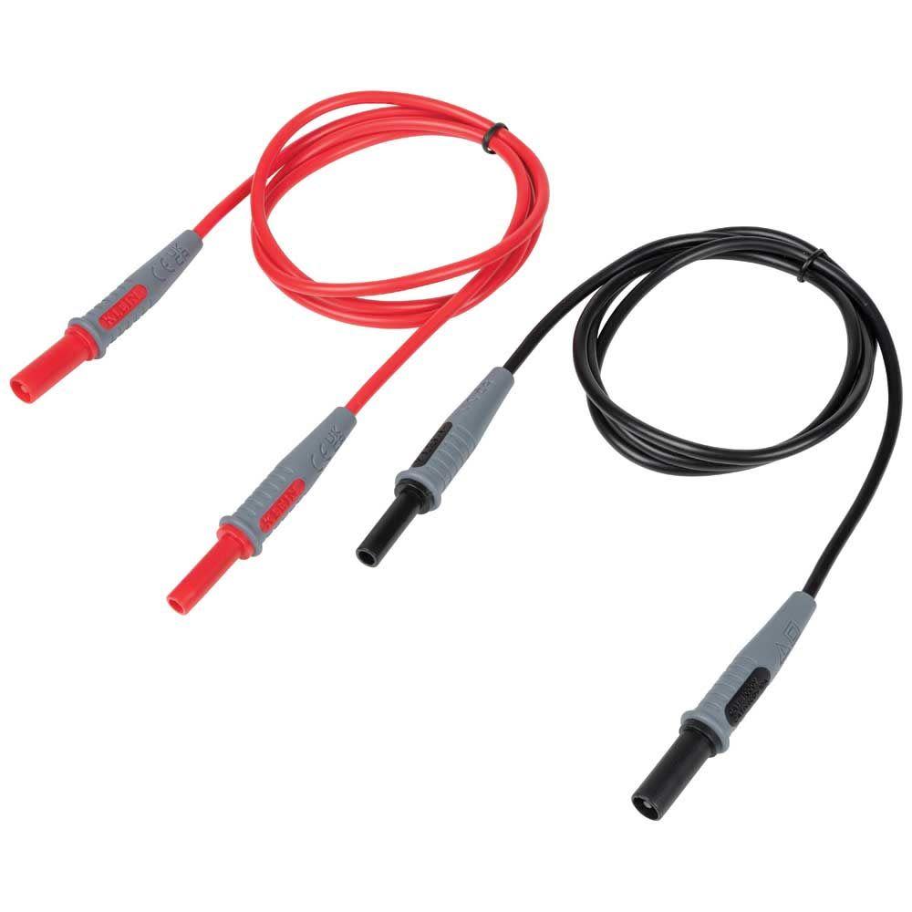 Klein Tools 3' Lead Adapters Red and Black 69359 from Klein Tools