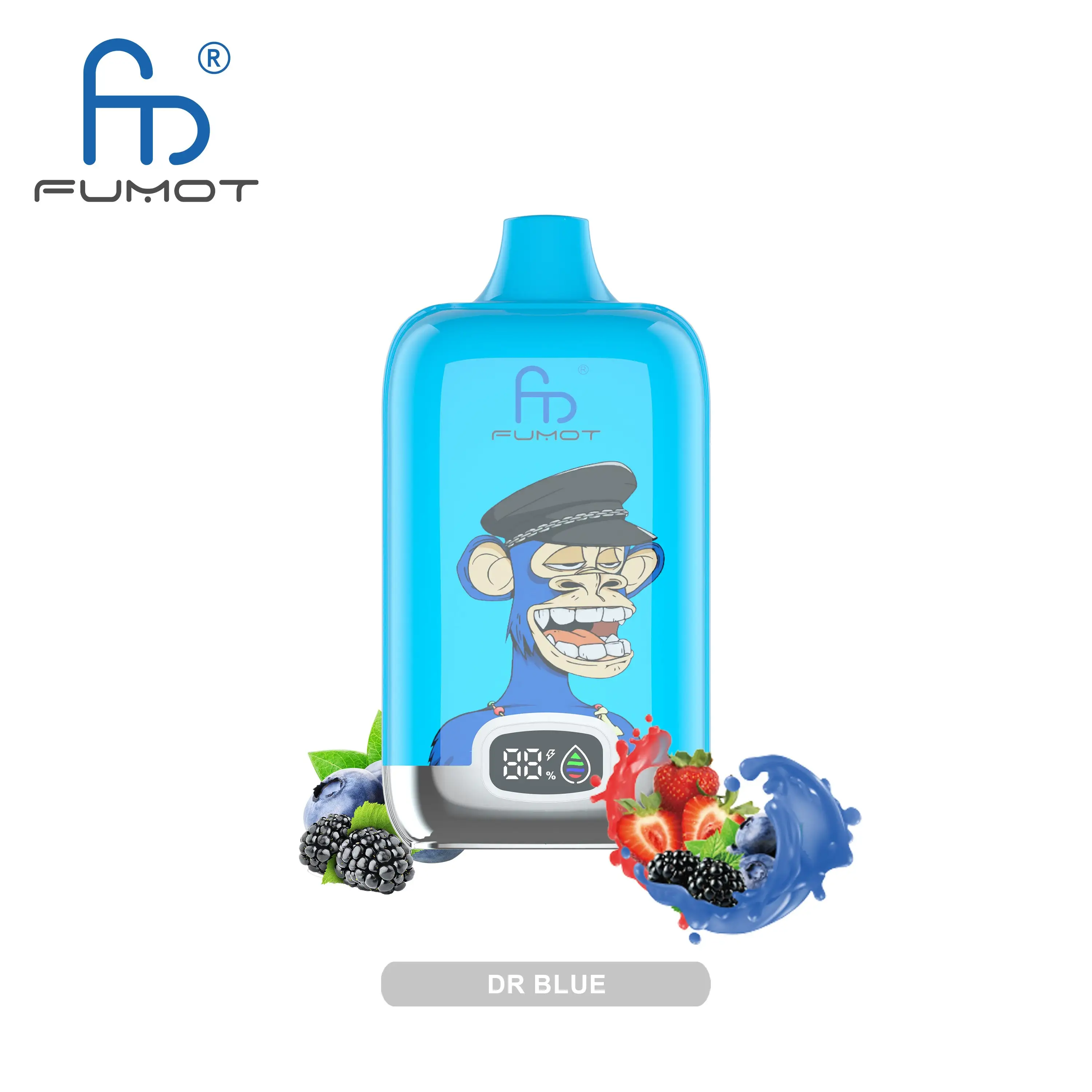 Fumot Tornado Digital Box 12000 Puffs - Dr.Blue