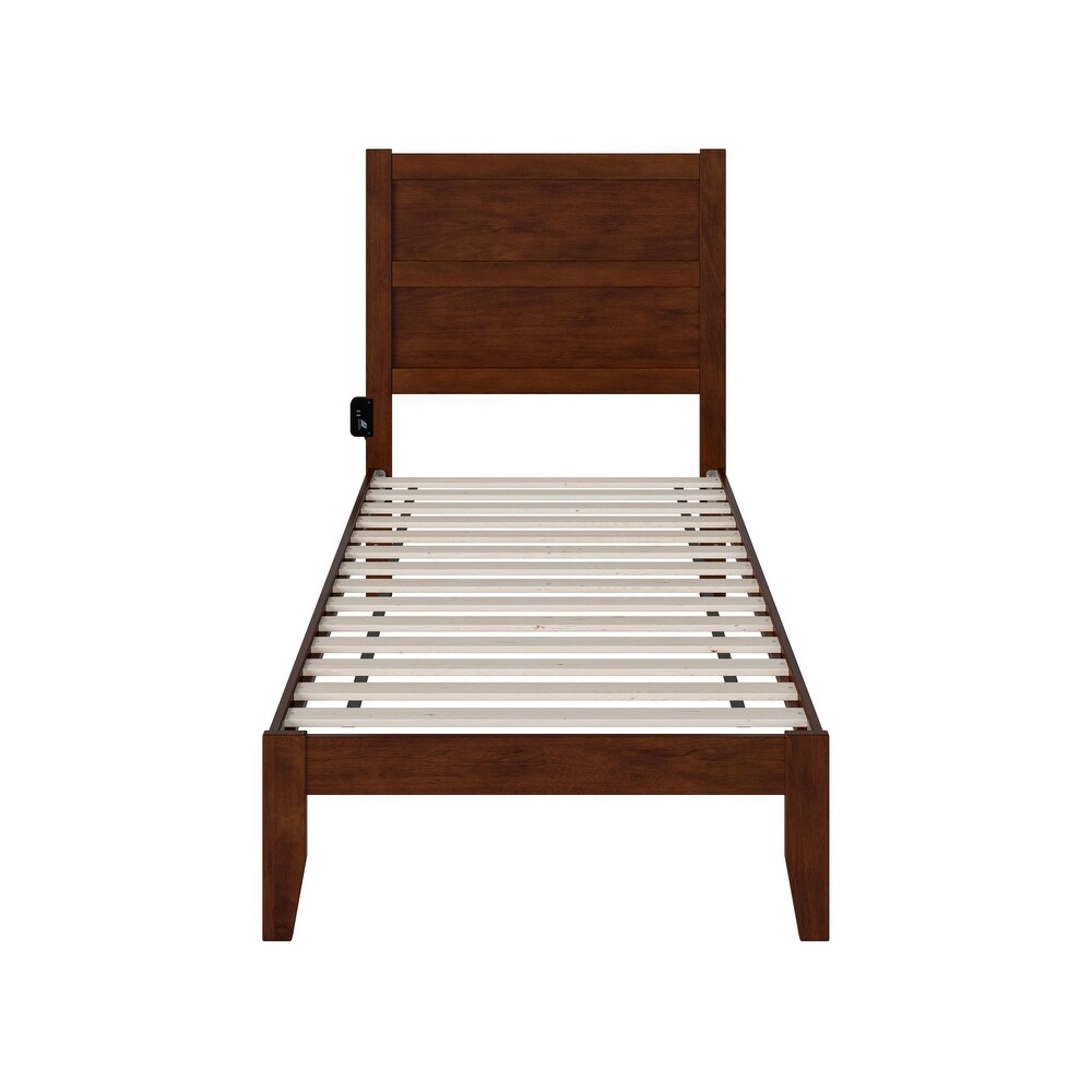 NoHo Twin XL Bed in Walnut