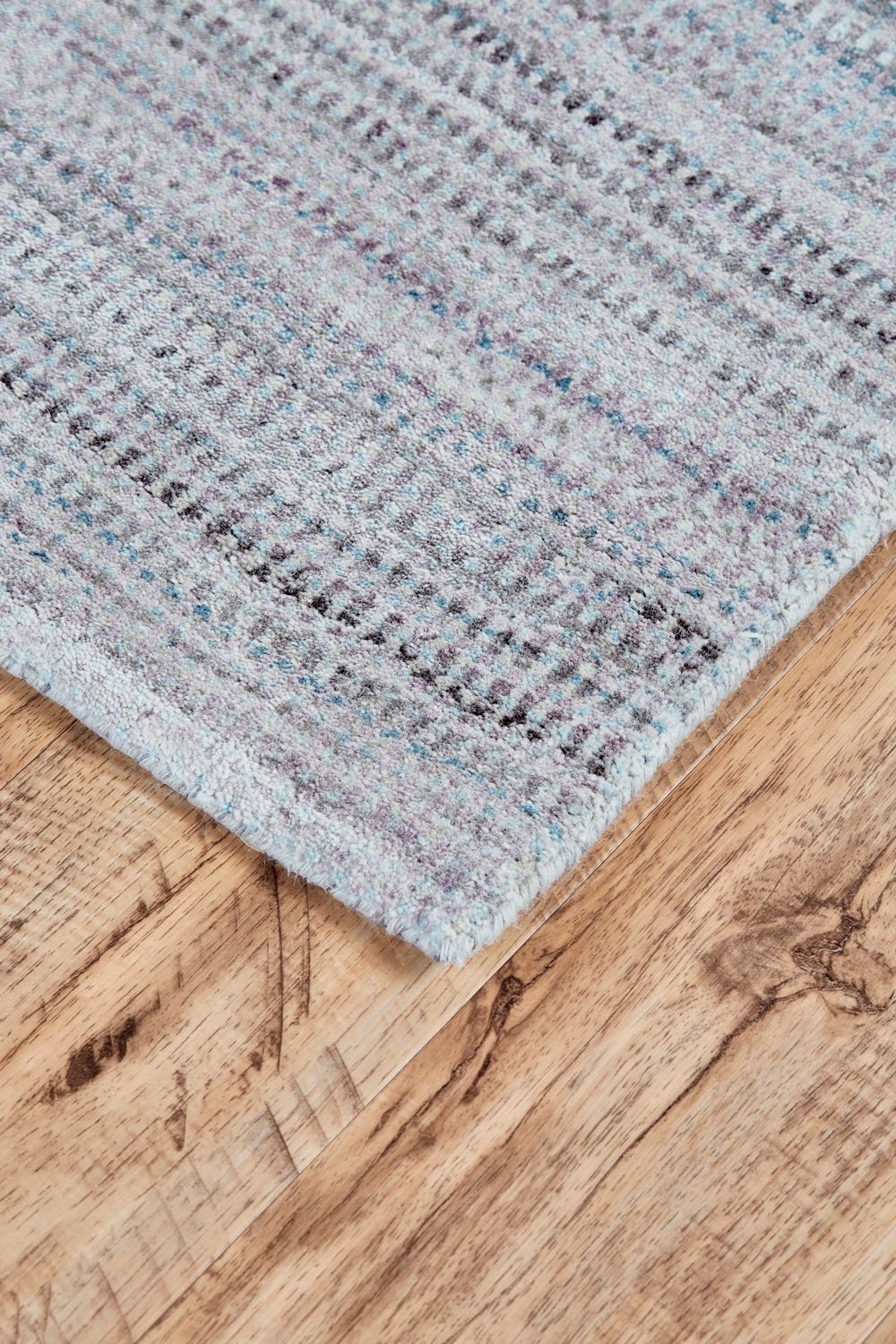 Rocero Hand Woven Blue and Purple Rug by BD Fine