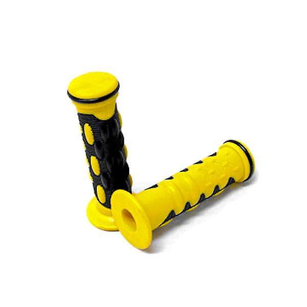 ATV / PWC Gel Hand Grips Yellow Rubber Handgrips Compatible with Honda KFX