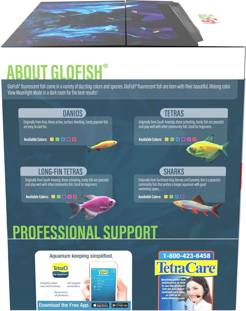 GloFish LED Lighting and Filter Aquarium Kit