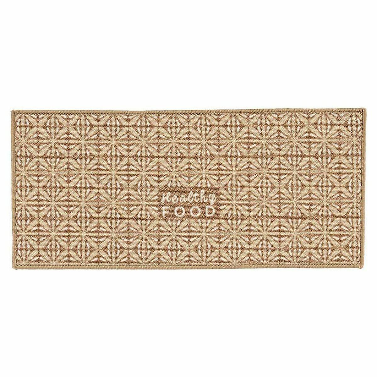 Carpet Healthy Food 90 x 40 cm Beige (24 Units)