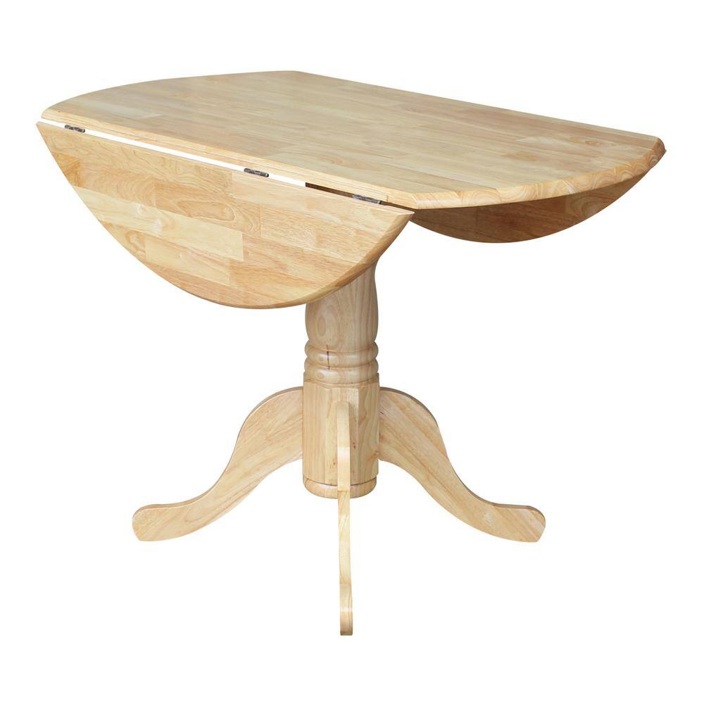 International Concepts Natural Drop-Leaf Dining Table T01-42DP