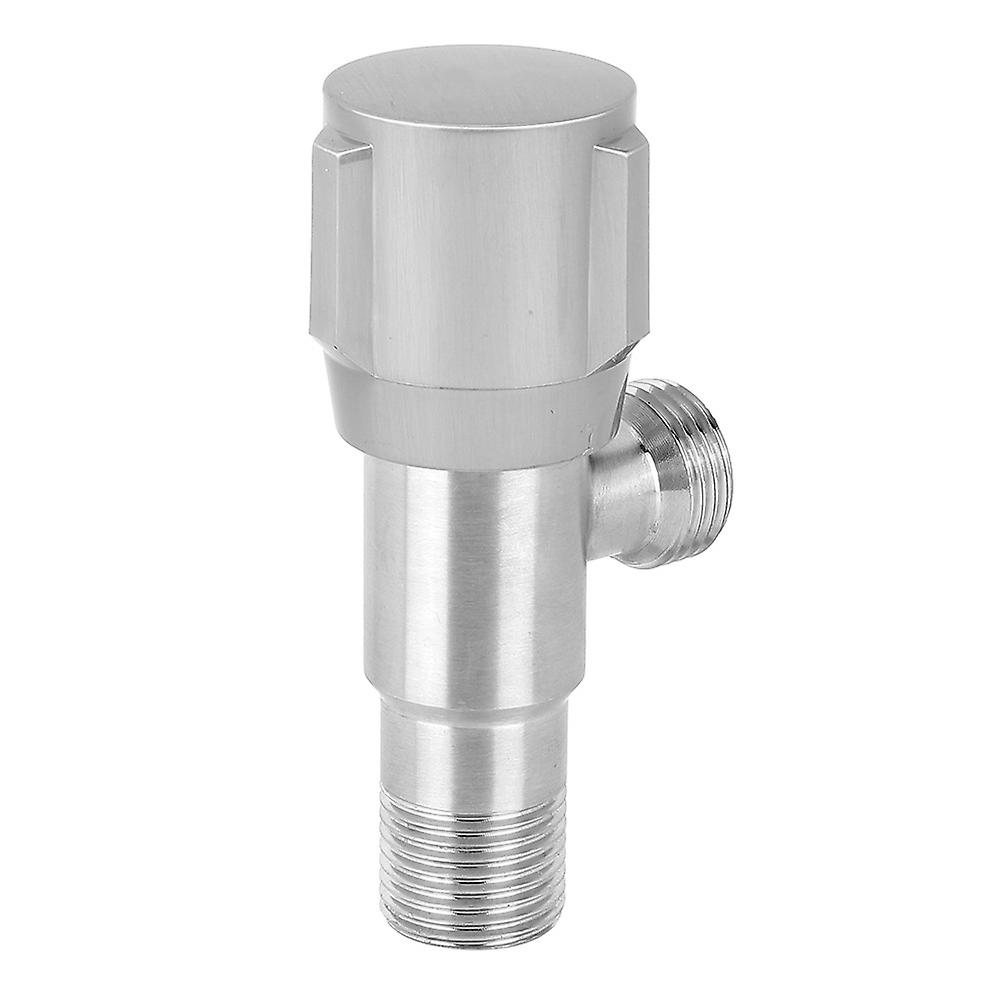 G1/2in Thread Stainless Steel Angle Valve Stop Valve Accessories For Faucet Toilet Water Heater