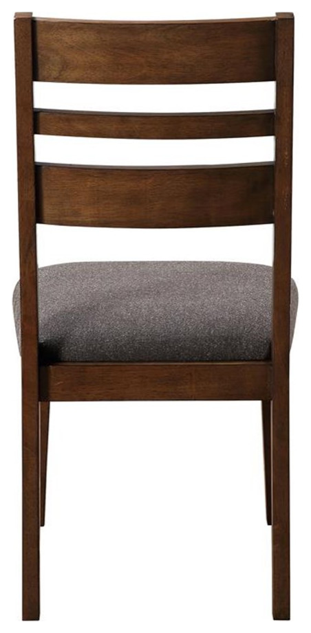 Steve Silver Stratford Walnut Finish Wood Side Chair   Transitional   Dining Chairs   by Homesquare  Houzz