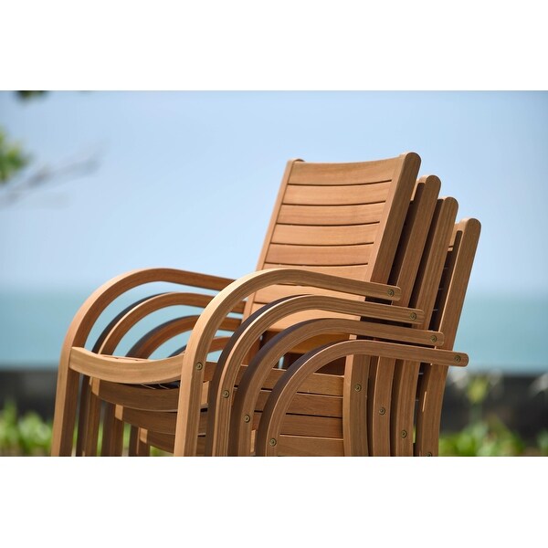 LifestyleGarden Reclaimed Teak Outdoor Patio Dining Set