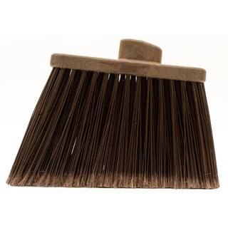 CFS Brands Sparta 12 in. Brown Polypropylene Flagged Upright Broom Head (12-Pack) 36867EC01