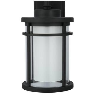 Home Decorators Collection Black Outdoor LED Wall Lantern Sconce DW7178BK