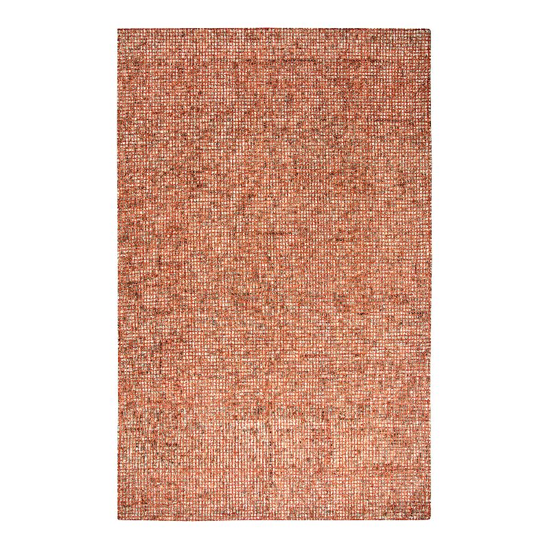 Rizzy Home Mary Talbot Red and White Rug