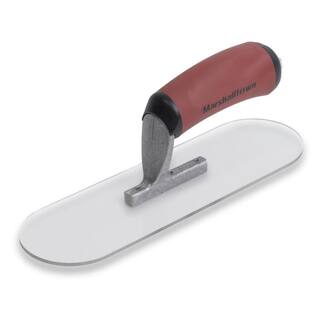 MARSHALLTOWN 10 in. x 3 in. Plastic Pool Trowel - DuraSoft Handle PSP10SD