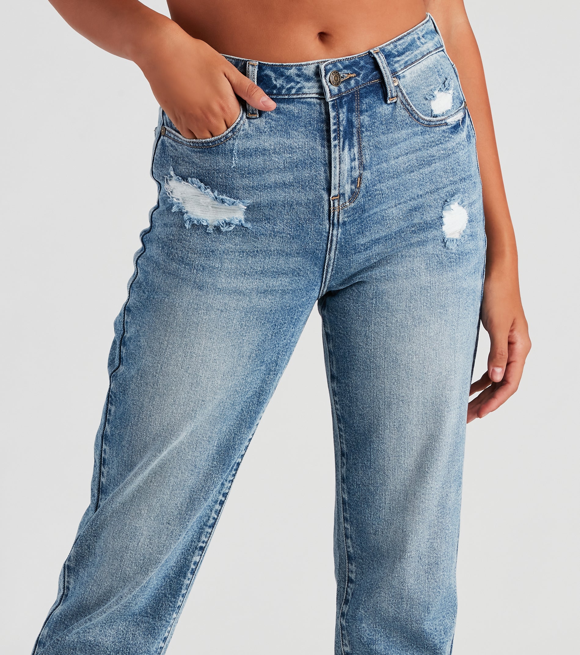 Ella High Rise Mom Jeans By Windsor Denim