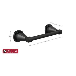 Delta Stryke 8 in. Towel Bar in Matte Black 77608-BL