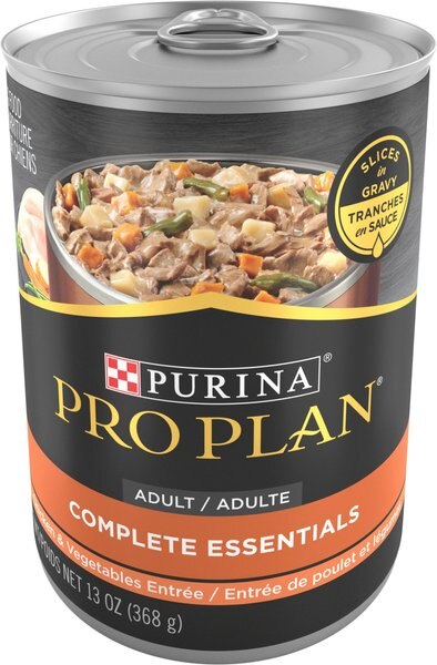 Purina Pro Plan Savor Adult Chicken and Vegetables Entree Slices in Gravy Canned Dog Food