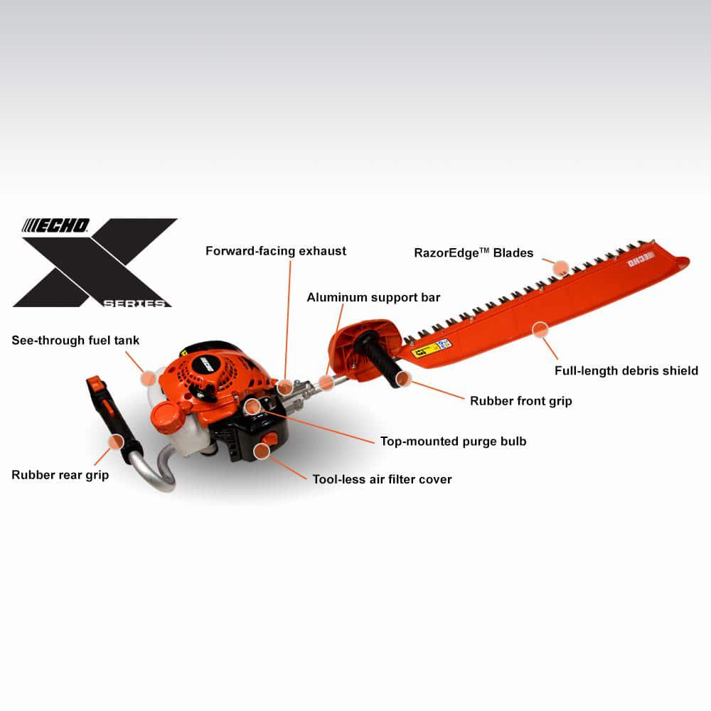 ECHO 38 in 212 cc Gas 2Stroke Engine X Series SingleSided Hedge Trimmer