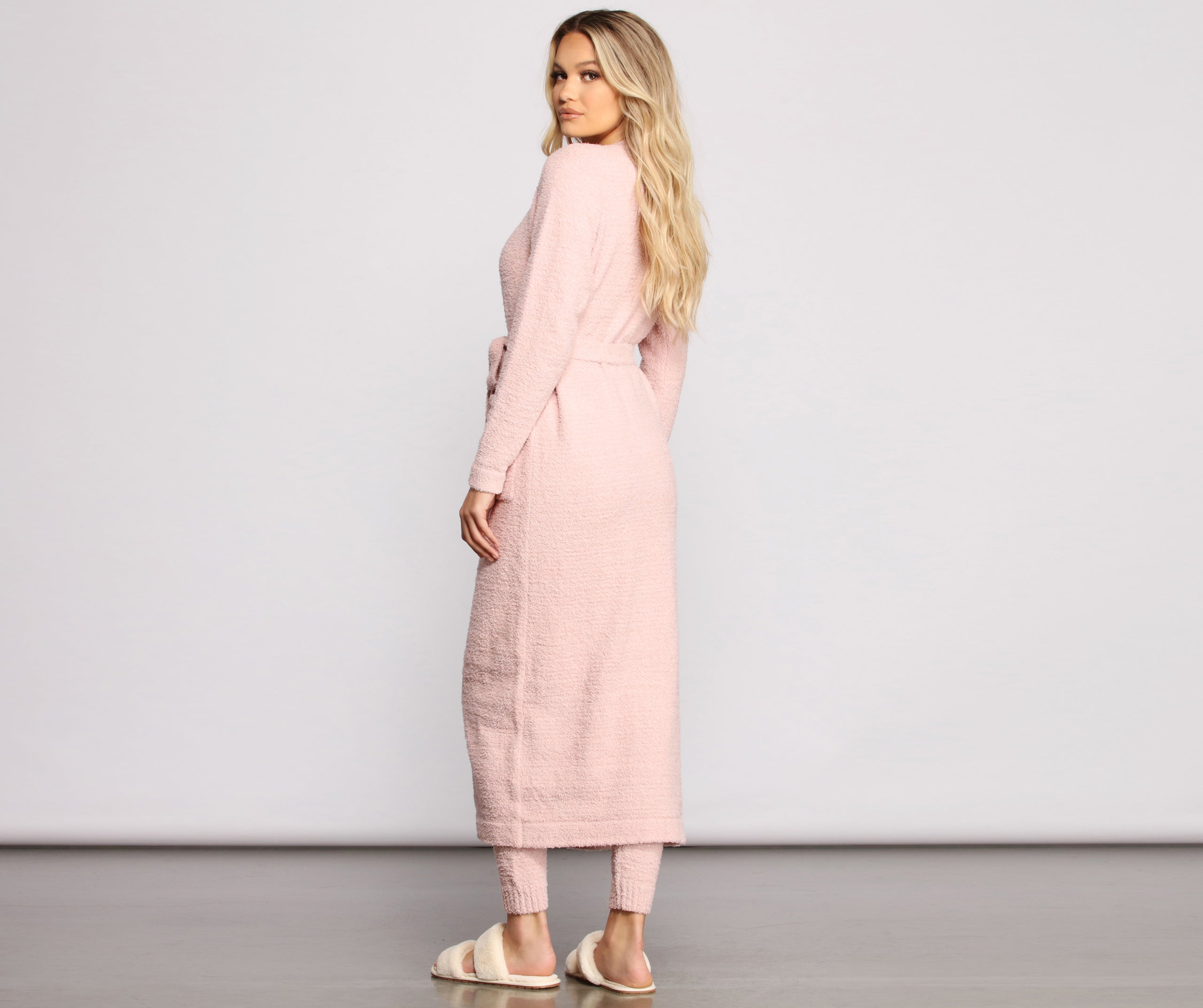 Keeping Knit Cozy Chenille Knit Robe