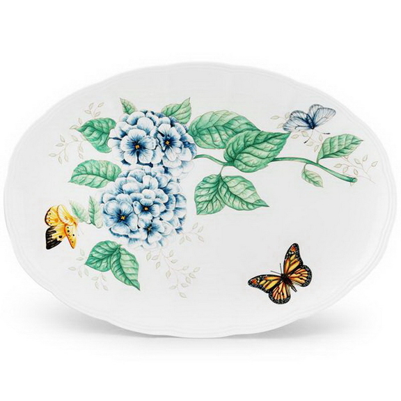 Lenox 6084289 Butterfly Meadow  17416 Oval Serv...