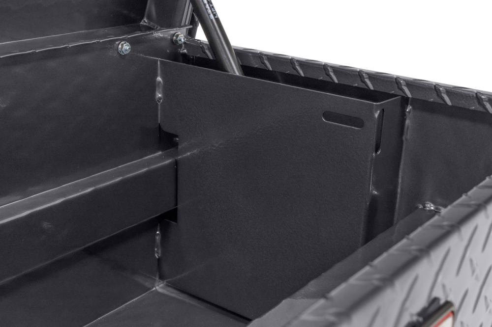 Weather Guard 56 Low Profile Lo-Side Truck Tool Box Aluminum Gray