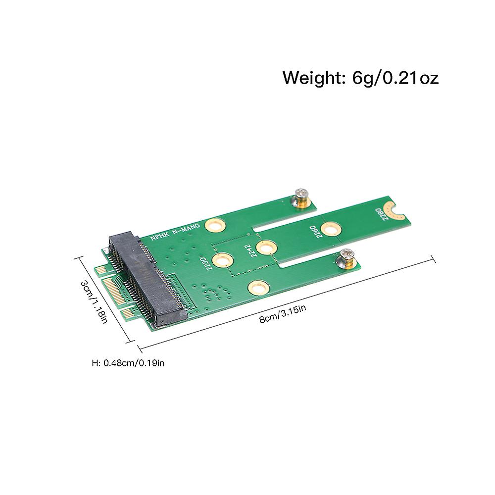 Msata To Ngff Adapter Card Motherboard Sata To M.2 Ngff Mssd Converter  Ac371