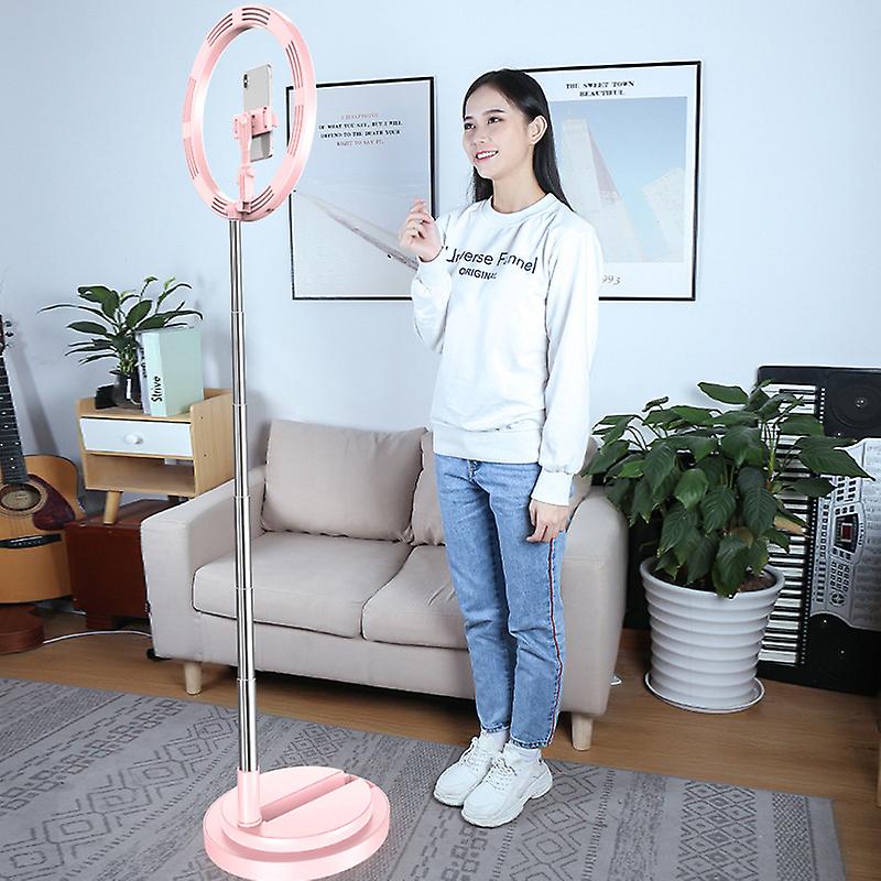 10 Inch Led Ring Light Lamp Selfie Camera Phone Studio Round Stand Telescopic Video Dimmable New