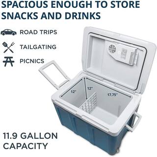 Ivation Electric Cooler (45 L) Thermoelectric Cooler 12V Cooler and Car Fridge IVAPC45