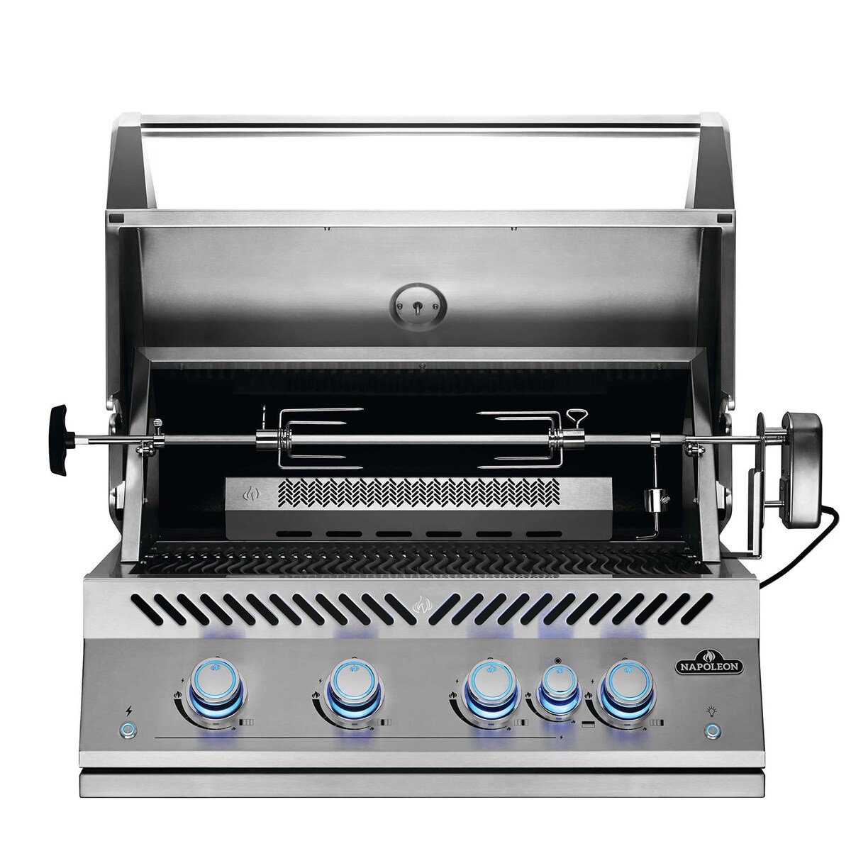 Napoleon Built-In 700 Series 32-Inch Natural Gas Grill w/ Infrared Rear Burner and Rotisserie Kit