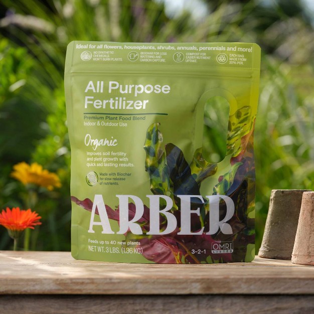 Arber Organic All purpose Fertilizer With Moisture Control 3lb