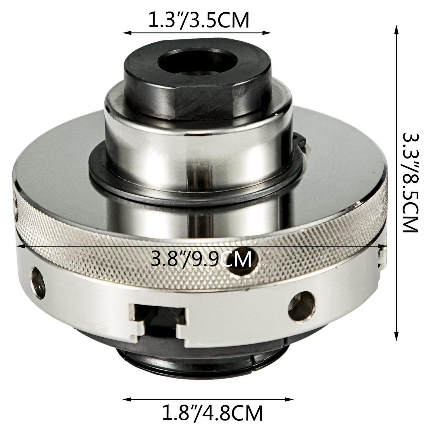 VEVOR Lathe Chuck 4 inch C Series Chuck Self-centering Lathe Chuck Independent 4 Jaws Mini Lathe Chuck Wood Lathe Bowl Chuck for Woodworking Chuck