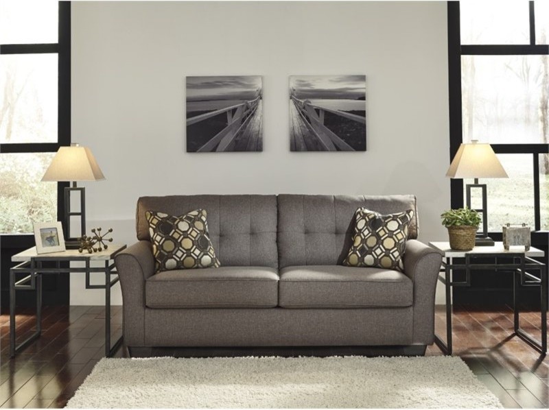 Ashley Furniture Tibbee Sofa in Slate   Transitional   Sofas   by GwG Outlet  Houzz