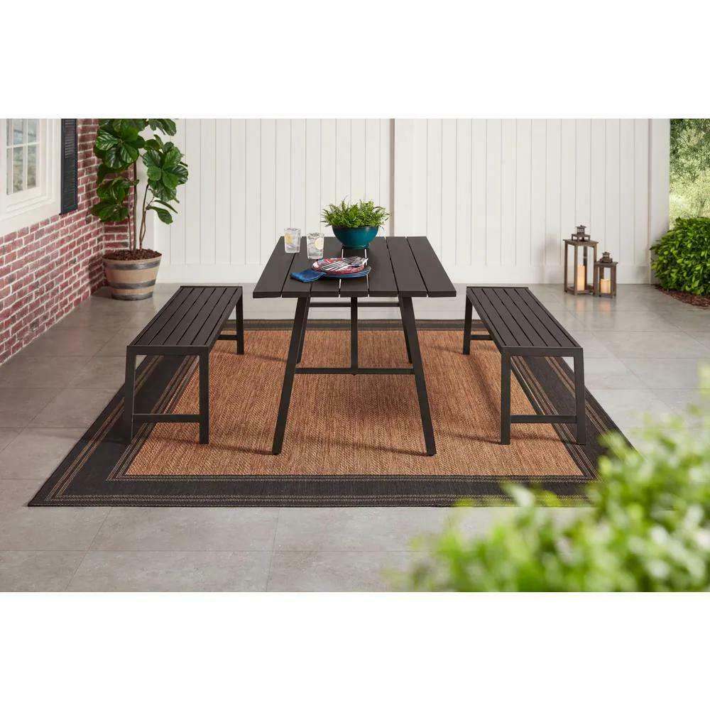 StyleWell 1069LG_CH 3-Piece Metal Outdoor Dining Set