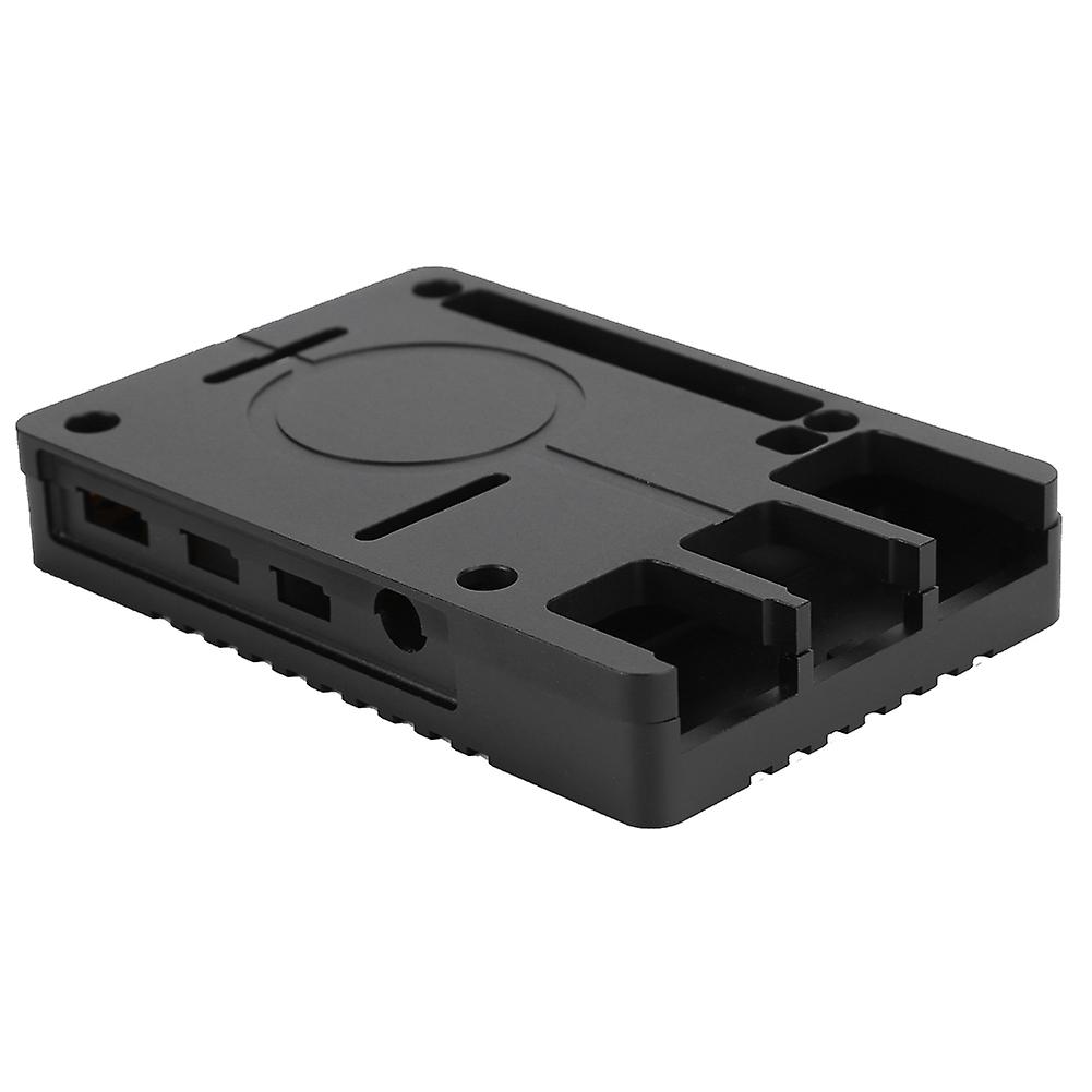 Aluminum Alloy Shell Ultrathin Cnc Metal Case For Raspberry Pi 4 Model B Better Coolingblack