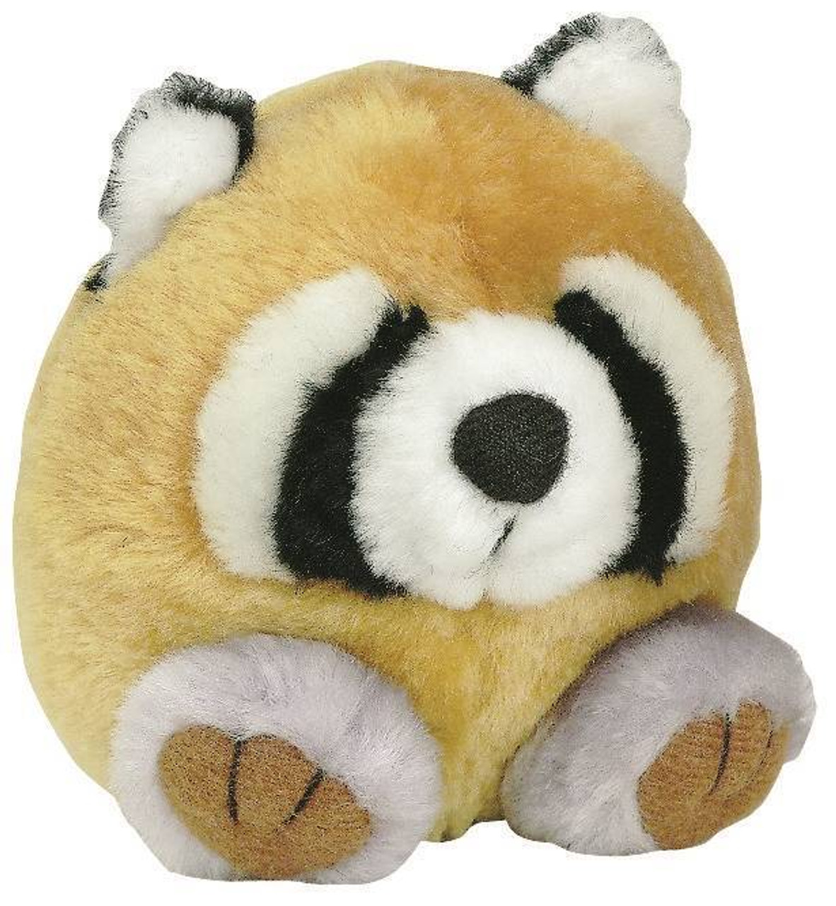 Booda Medium Soft Bite-able Squatters Raccoon Plush Dog Toy