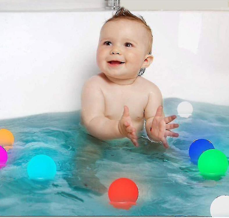 2 Packs Floating Pool Lights Ball， Led Light Ball Remote Control